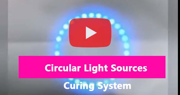 [video] Customized circular light sources case UV curing equipment